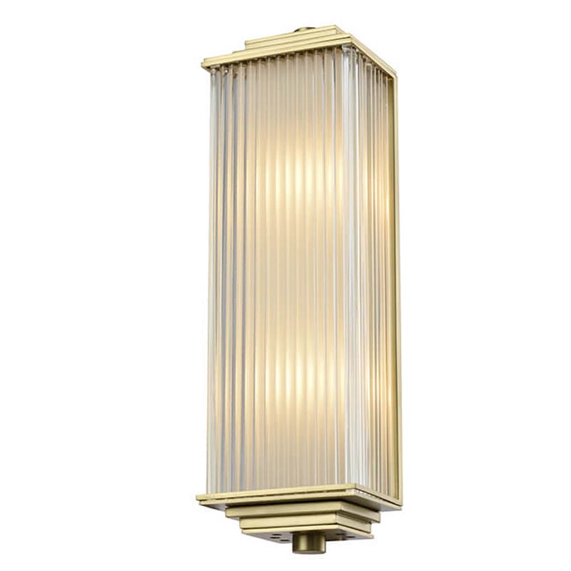 Бра Brion Glass Rectangle Wall Lamp Brass Латунь Прозрачный (Transparent) Бра Brion Glass Rectangle Wall Lamp Brass Латунь Прозрачный (Transparent) во Владивостоке | Loft Concept