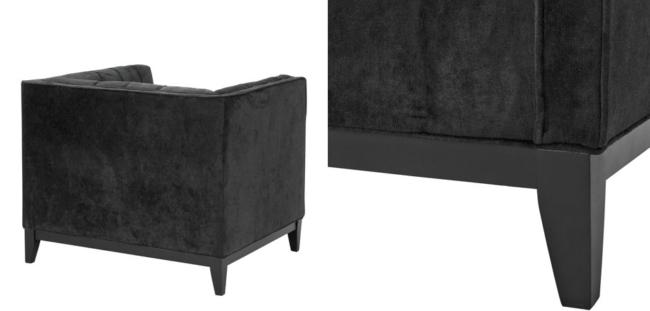 Кресло Eichholtz Chair Aldgate Black Кресло Eichholtz Chair Aldgate Black - Loft-Concept во Владивостоке