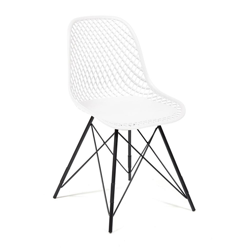 Стул DSR mesh white Белый Черный Стул DSR mesh white Белый Черный во Владивостоке | Loft Concept