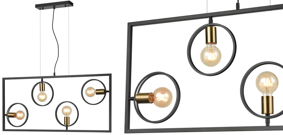 Люстра Loft Rings Ligh 4 Люстра Loft Rings Ligh 4 - Loft-Concept во Владивостоке