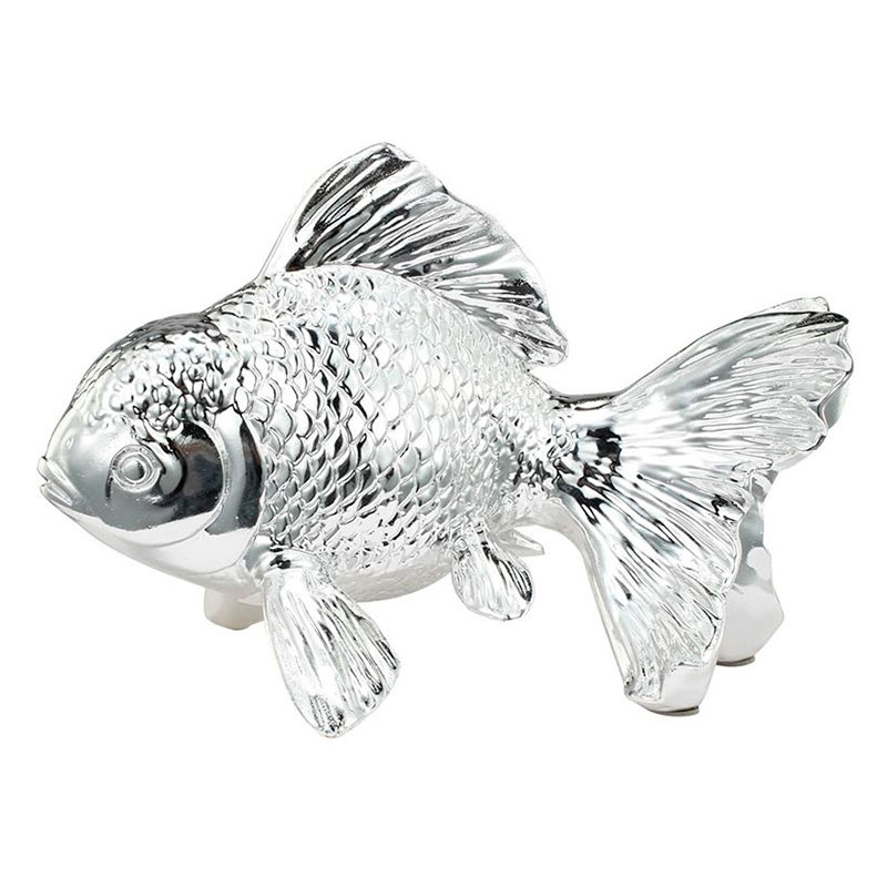 Статуэтка серебряная рыбка Fish Серебряный Статуэтка серебряная рыбка Fish Серебряный во Владивостоке | Loft Concept