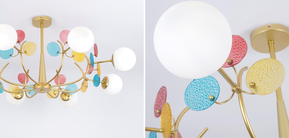 Потолочная Люстра MATISSE Multi glass 8 плафонов Потолочная Люстра MATISSE Multi glass 8 плафонов - Loft-Concept во Владивостоке