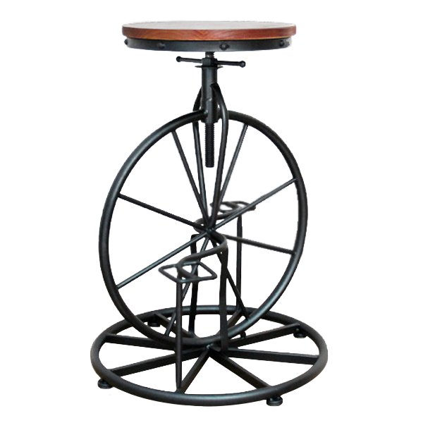 Барный стул Велосипед Lovt Bar Stool bicycle Коричневый Черный Барный стул Велосипед Lovt Bar Stool bicycle Коричневый Черный во Владивостоке | Loft Concept