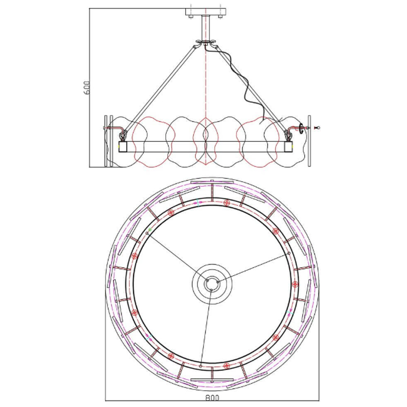 Люстра Мрамор Lucretia Marble Round Chandelier 80 см Люстра Мрамор Lucretia Marble Round Chandelier 80 см во Владивостоке