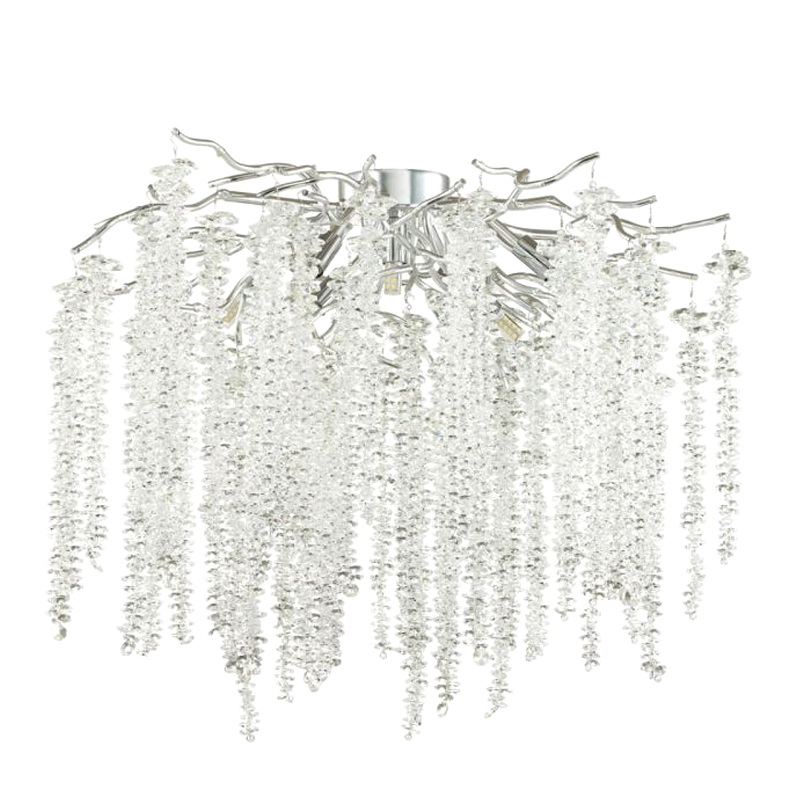 Люстра Хрустальная Fairy Tree Silver на 8 ламп Серебряный Люстра Хрустальная Fairy Tree Silver на 8 ламп Серебряный во Владивостоке | Loft Concept