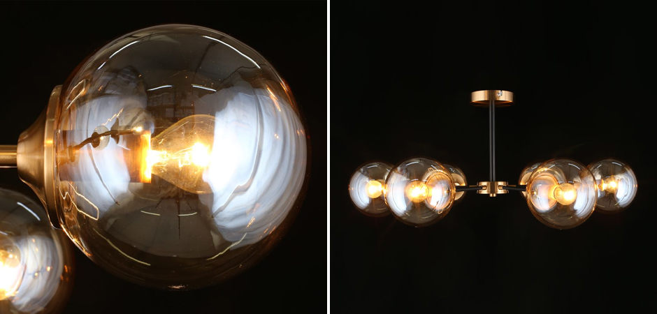 Потолочный светильник Smoky Sphere Champagne Потолочный светильник Smoky Sphere Champagne - Loft-Concept во Владивостоке