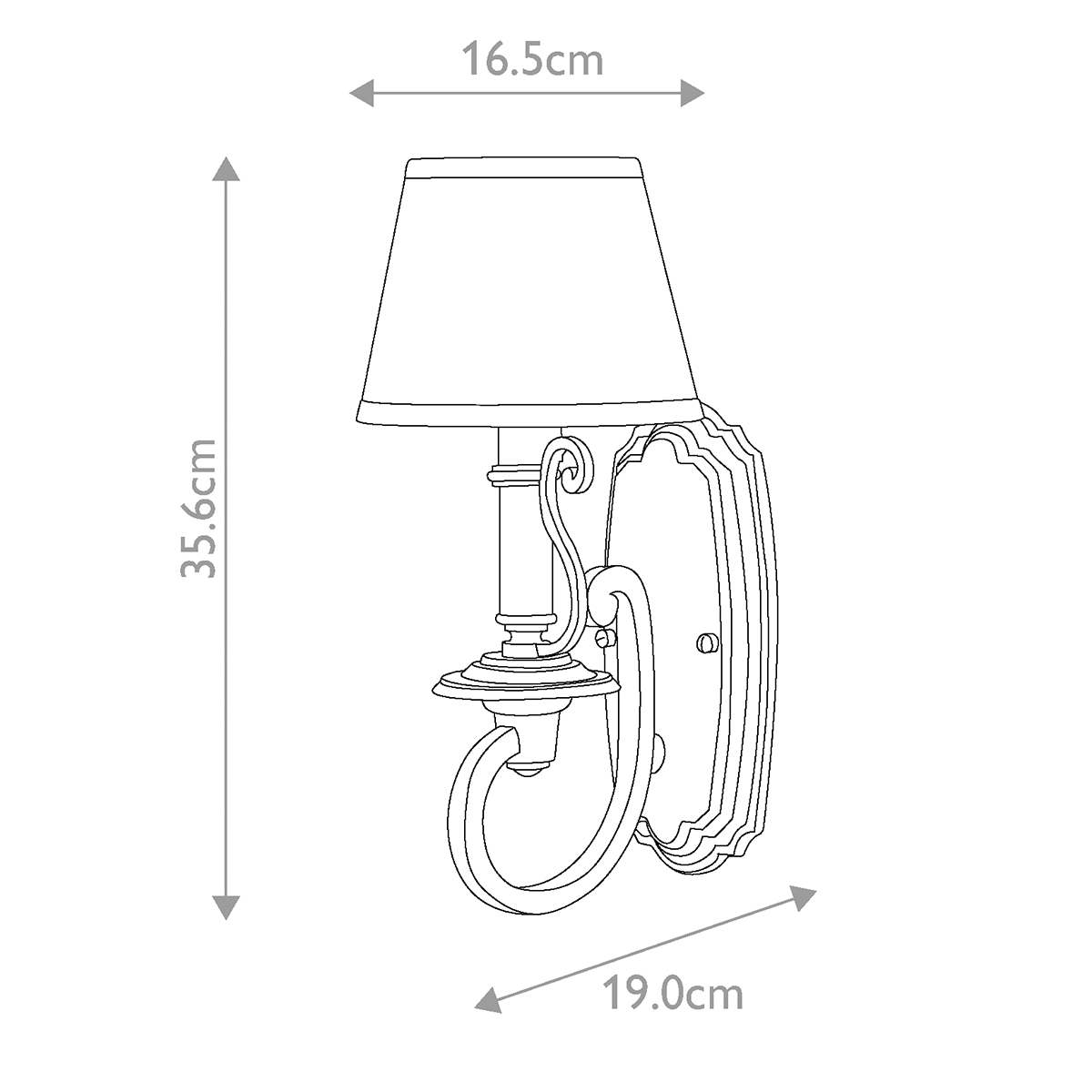 Бра бронзового цвета со светло-янтарным абажуром из органзы Hinkley во Владивостоке