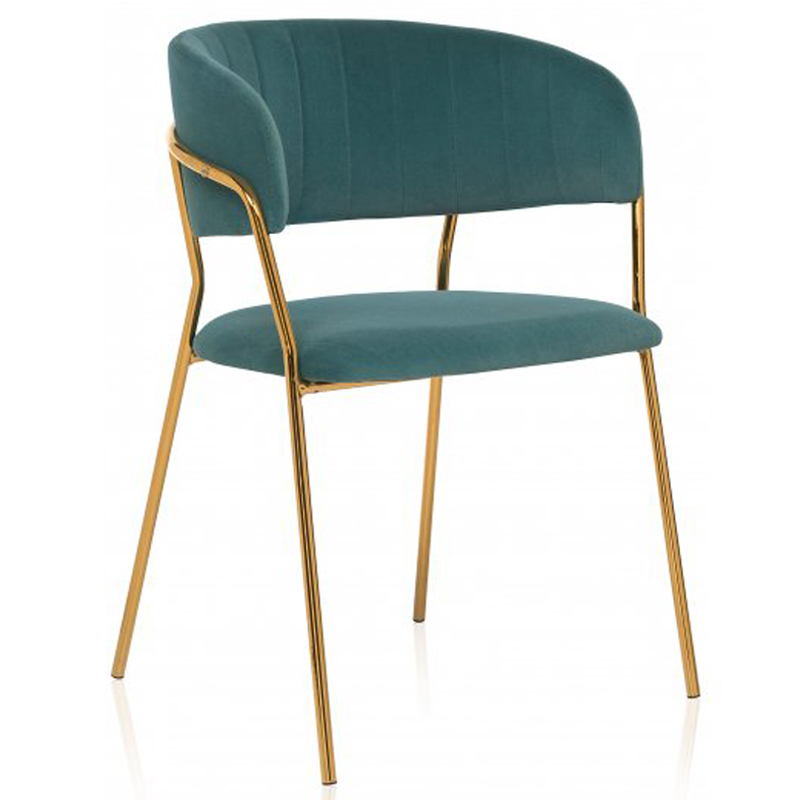 Стул Janine Stool Зеленый Золотой Стул Janine Stool Зеленый Золотой во Владивостоке | Loft Concept