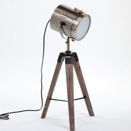 Настольная лампа Loft Tripod Mini Нержавеющая сталь Настольная лампа Loft Tripod Mini Нержавеющая сталь во Владивостоке | Loft Concept