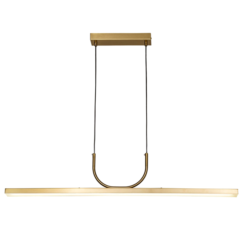 Минималистичная золотая люстра Trumpet tube Белый Золотой Минималистичная золотая люстра Trumpet tube Белый Золотой во Владивостоке | Loft Concept