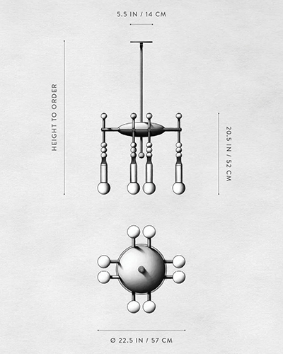 Люстра TALISMAN 8 патронов по дизайну студии Apparatus Люстра TALISMAN 8 патронов по дизайну студии Apparatus во Владивостоке