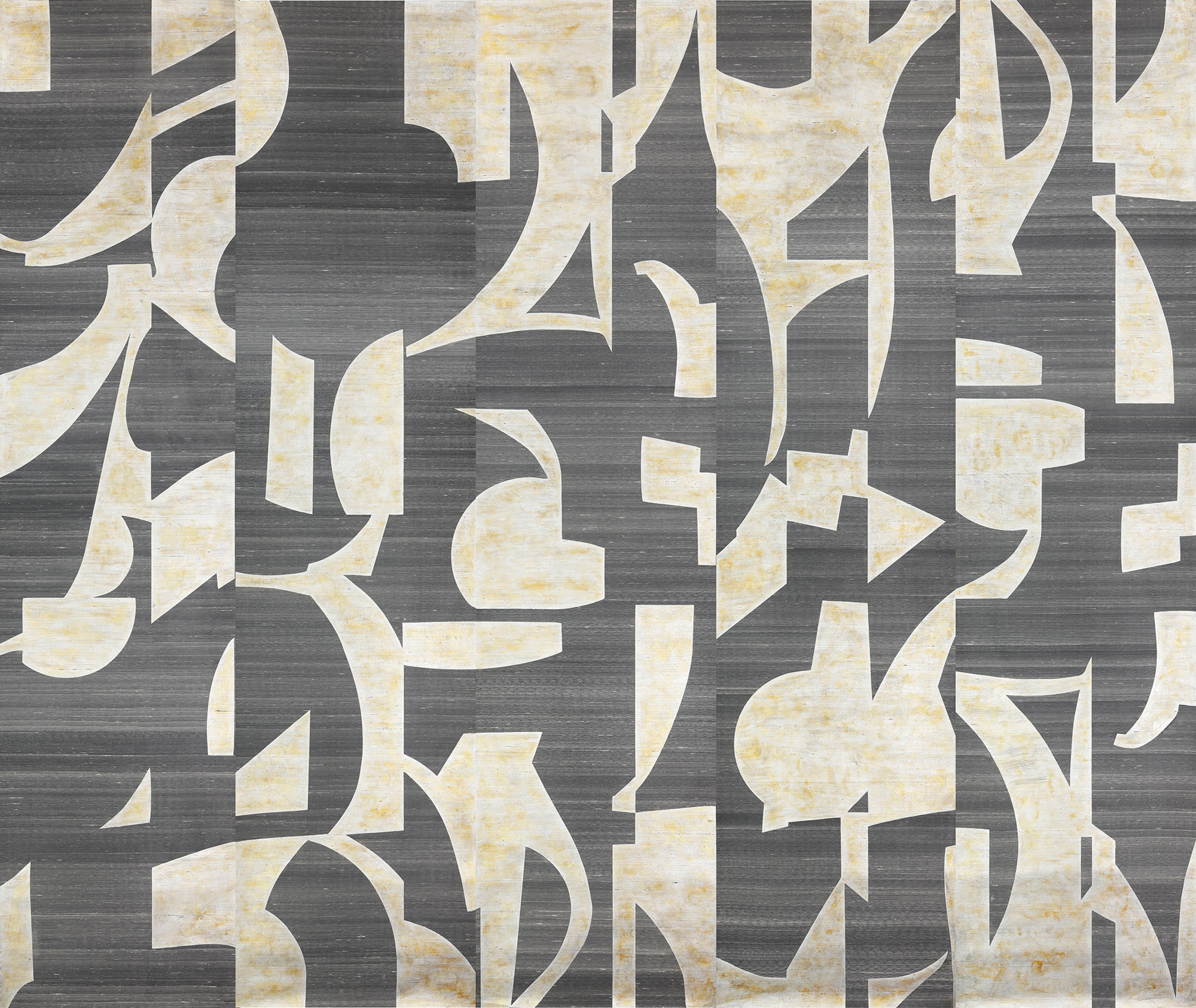Обои ручная роспись в стиле Арт-деко Symphony Original colourway on Arkose silk dupion Обои ручная роспись в стиле Арт-деко Symphony Original colourway on Arkose silk dupion - постер Loft-Concept во Владивостоке