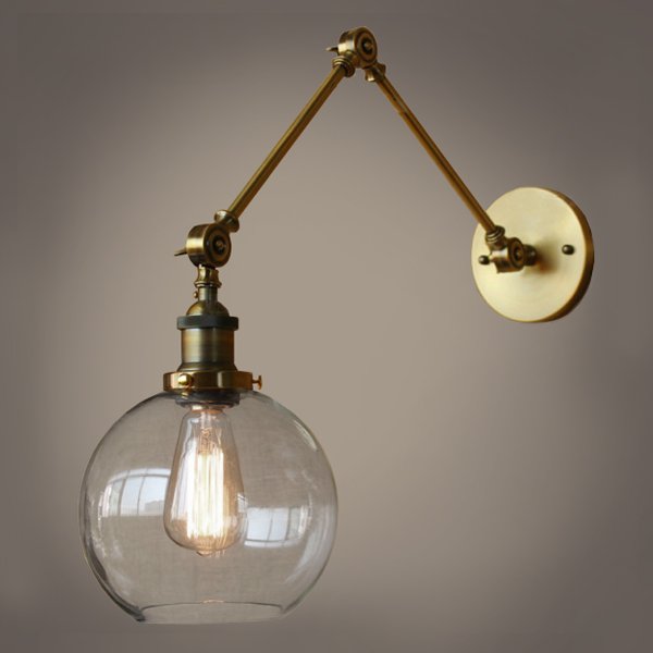 Бра Round Iron Joints Bronze  во Владивостоке | Loft Concept 