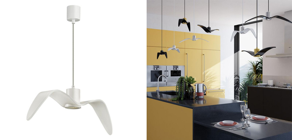 Подвесной светильник Seagull белый Подвесной светильник Seagull белый - Loft-Concept во Владивостоке