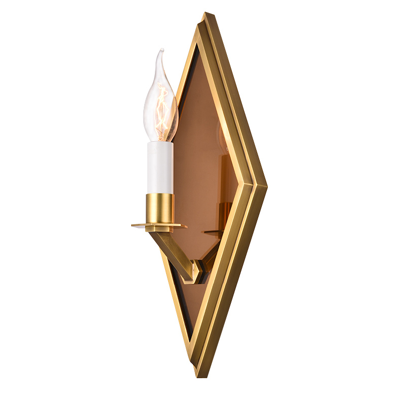 Бра Rhombus Wall lamp Латунь во Владивостоке | Loft Concept 