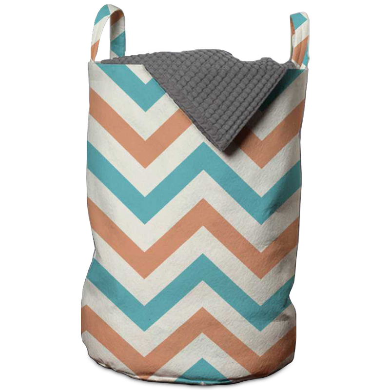 Корзина Turquoise Chevron Basket Мульти Корзина Turquoise Chevron Basket Мульти во Владивостоке | Loft Concept