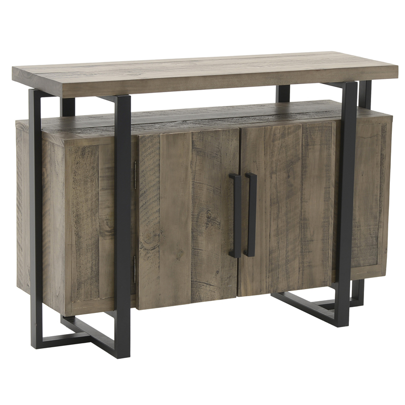 Комод в стиле Лофт Mads Wood Chest of Drawers Коричневый Черный Комод в стиле Лофт Mads Wood Chest of Drawers Коричневый Черный во Владивостоке | Loft Concept