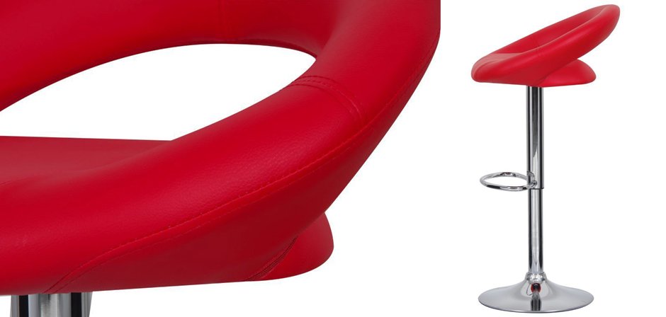 Барный стул Ring Dark Red Барный стул Ring Dark Red - Loft-Concept во Владивостоке