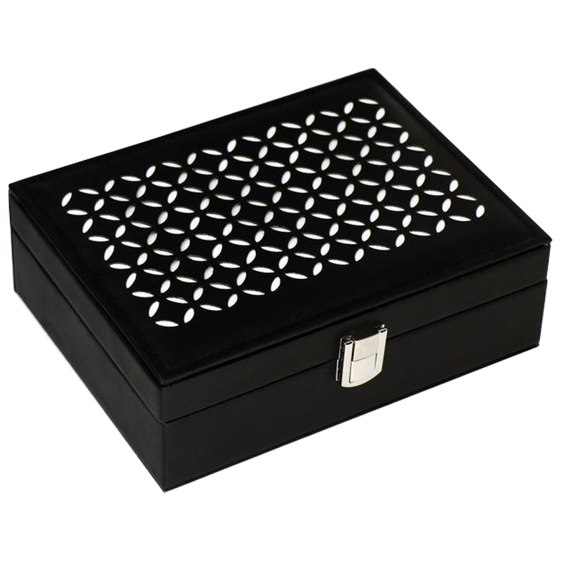Шкатулка Vesper Jewerly Organizer Box black Черный Шкатулка Vesper Jewerly Organizer Box black Черный во Владивостоке | Loft Concept