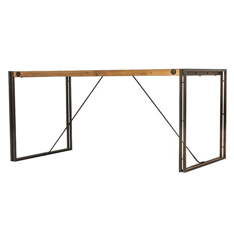Стол Industrial Brooklyn dining table big Акация Графит Стол Industrial Brooklyn dining table big Акация Графит во Владивостоке | Loft Concept