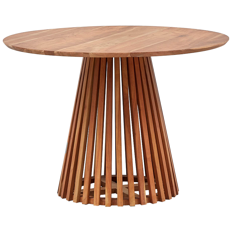 Обеденный круглый стол Seamus Wood Dining Table Коричневый Обеденный круглый стол Seamus Wood Dining Table Коричневый во Владивостоке | Loft Concept