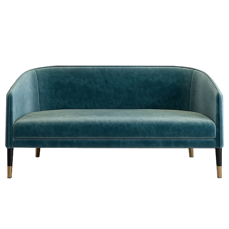 Диван Elliott Sofa Бирюзовый Черный Диван Elliott Sofa Бирюзовый Черный во Владивостоке | Loft Concept