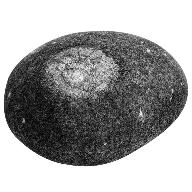 Пуф - Камень COSMOSTONE Серый Черный Пуф - Камень COSMOSTONE Серый Черный во Владивостоке | Loft Concept