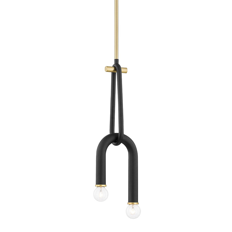 Светильник Paulson floppy pendant gold Черный Золотой Светильник Paulson floppy pendant gold Черный Золотой во Владивостоке | Loft Concept