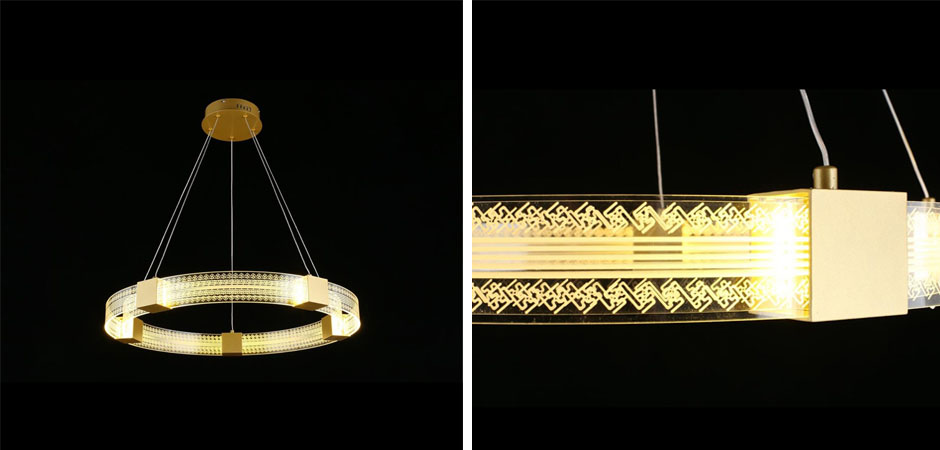 Подвесной Светильник Кольцо Ring Horizontal Ornament Meander 1 Подвесной Светильник Кольцо Ring Horizontal Ornament Meander 1 - Loft-Concept во Владивостоке