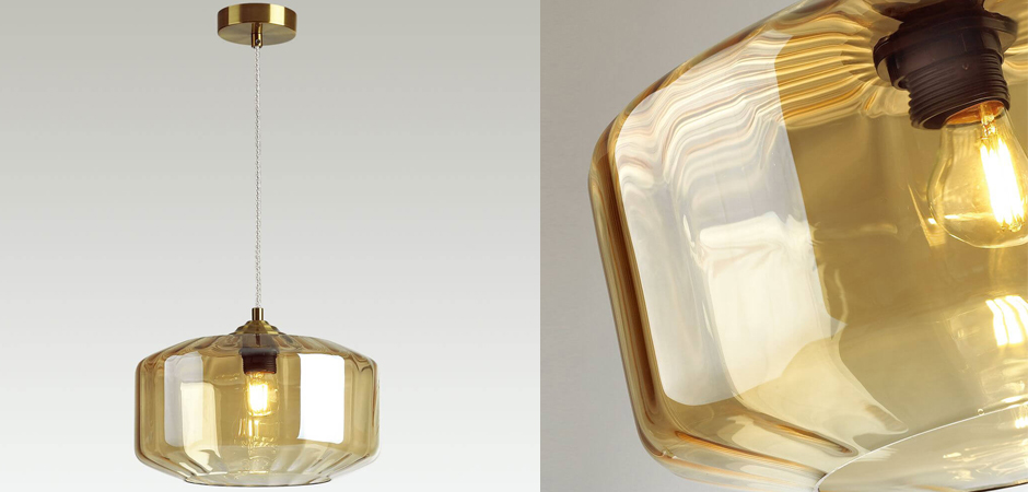 Подвесной светильник Multicolored Glass Amber Подвесной светильник Multicolored Glass Amber - Loft-Concept во Владивостоке