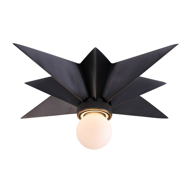 Потолочный светильник Star Ceiling Mount black Черный Потолочный светильник Star Ceiling Mount black Черный во Владивостоке | Loft Concept