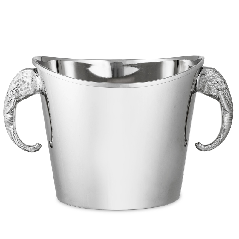 Ведерко для льда Eichholtz Wine Cooler Maharaja Никель Ведерко для льда Eichholtz Wine Cooler Maharaja Никель во Владивостоке | Loft Concept