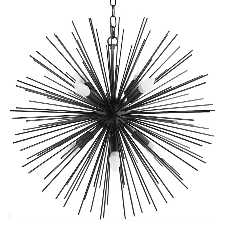 Люстра Sputnik Echinus Pendant Черный Люстра Sputnik Echinus Pendant Черный во Владивостоке | Loft Concept