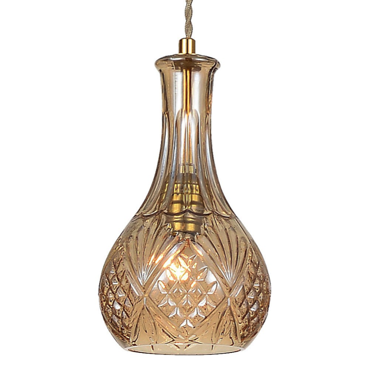 Подвесной светильник lee broom DECANTERLIGHT pendant III Amber Золотой Янтарь (Amber) Подвесной светильник lee broom DECANTERLIGHT pendant III Amber Золотой Янтарь (Amber) во Владивостоке | Loft Concept