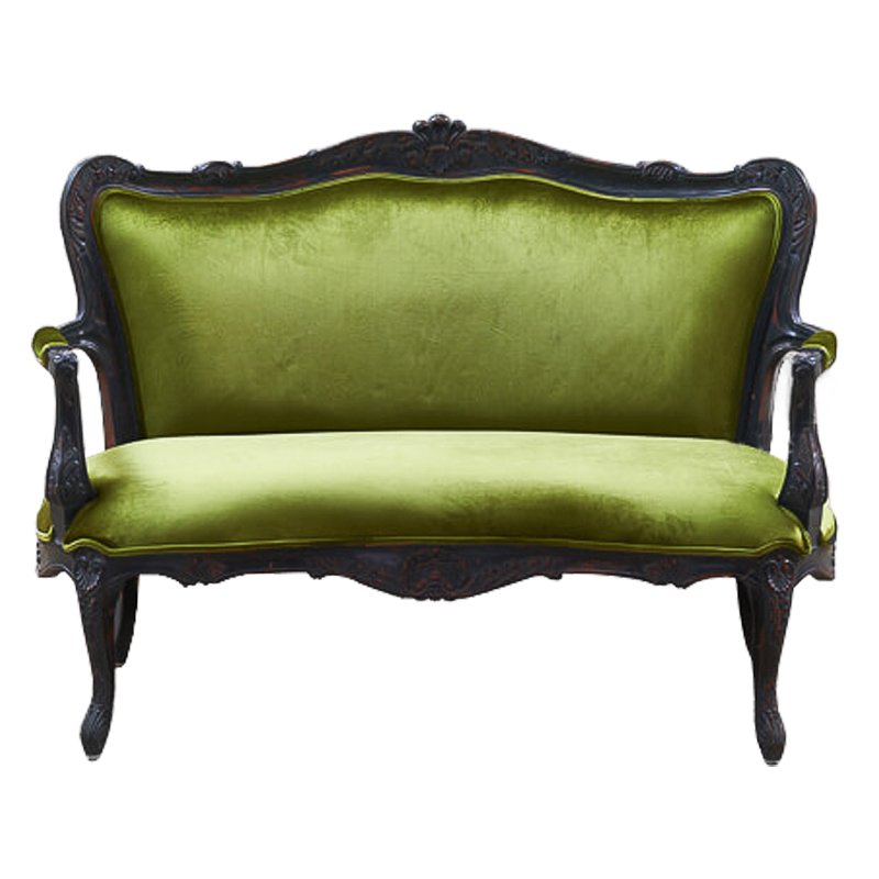 Диван Lime Classic Fan Sofa Лайм Коричневый Диван Lime Classic Fan Sofa Лайм Коричневый во Владивостоке | Loft Concept