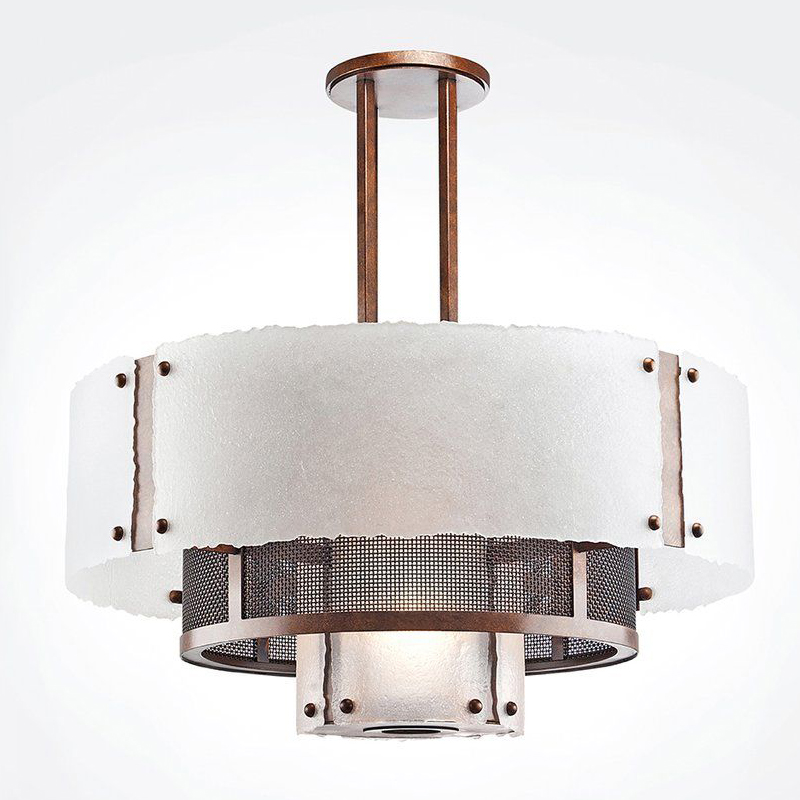 Люстра Landelin Chandelier Бронза Белый Люстра Landelin Chandelier Бронза Белый во Владивостоке | Loft Concept
