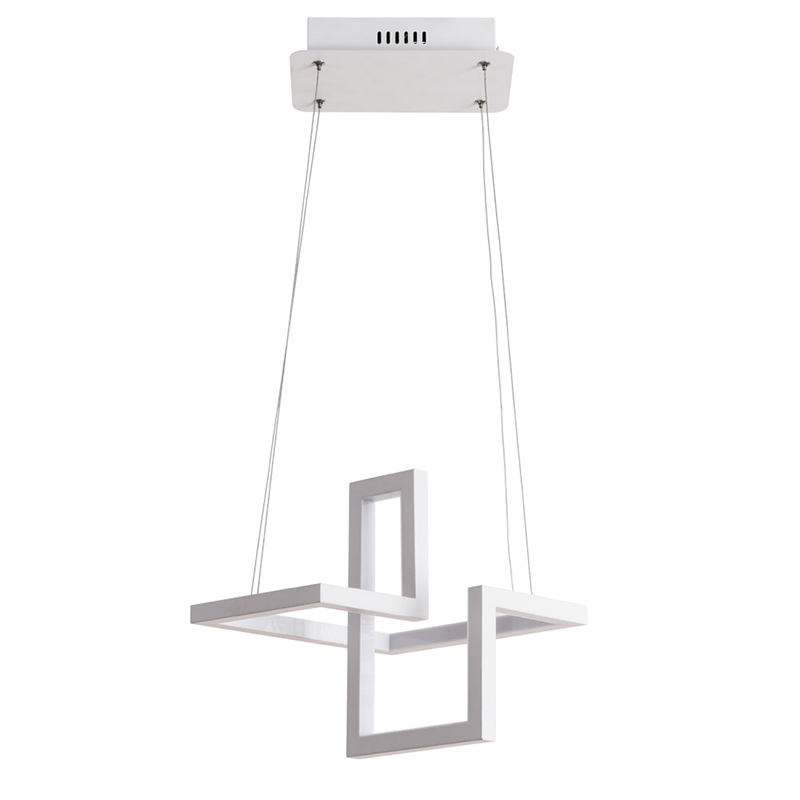 Люстра Esther Geometric White Chandelier III Белый Люстра Esther Geometric White Chandelier III Белый во Владивостоке | Loft Concept