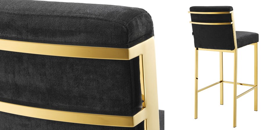 Барный стул Eichholtz Bar Stool Scott Gold Барный стул Eichholtz Bar Stool Scott Gold - Loft-Concept во Владивостоке