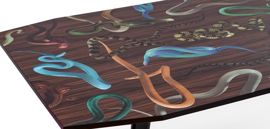Обеденный стол Seletti Table Snakes On Wood Обеденный стол Seletti Table Snakes On Wood - Loft-Concept во Владивостоке