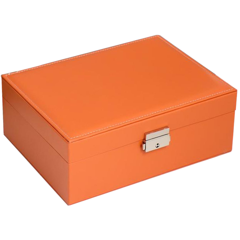 Шкатулка Auburn Jewerly Organizer Box orange Оранжевый Шкатулка Auburn Jewerly Organizer Box orange Оранжевый во Владивостоке | Loft Concept