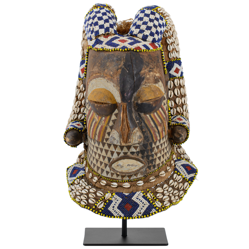 Маска Mask with Horns Коричневый Мульти Черный Маска Mask with Horns Коричневый Мульти Черный во Владивостоке | Loft Concept
