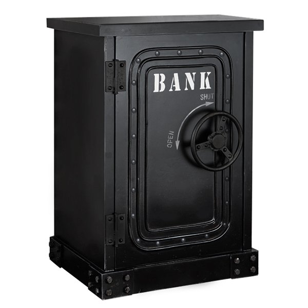 Приставная металлическая тумба в стиле лофт BANK Side Table Приставная металлическая тумба в стиле лофт BANK Side Table во Владивостоке | Loft Concept