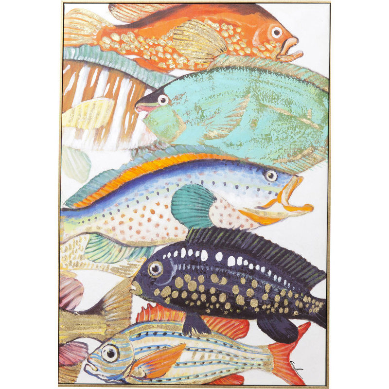 Картина Colorful Fish Painting Мульти Картина Colorful Fish Painting Мульти во Владивостоке | Loft Concept