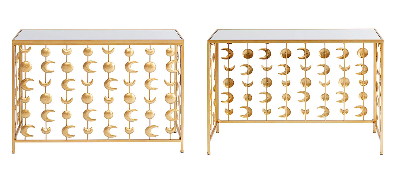 Консоль золотая луна Full Moon - фото №1