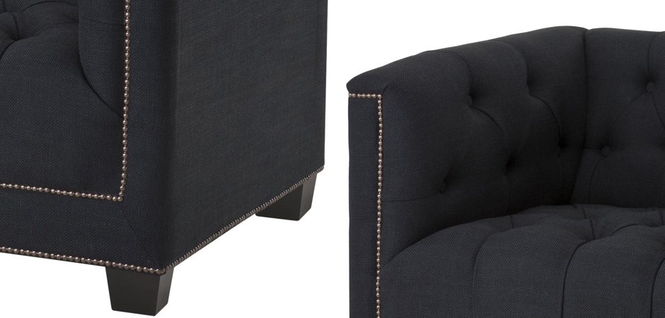 Кресло Eichholtz Chair Paolo Black Кресло Eichholtz Chair Paolo Black - Loft-Concept во Владивостоке