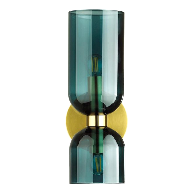 Бра Articolo Double Cup Синее Золотой Синий Бра Articolo Double Cup Синее Золотой Синий во Владивостоке | Loft Concept