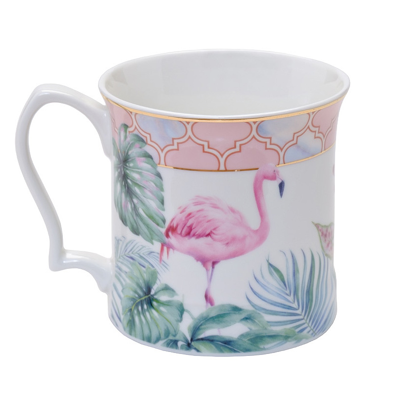 Кружка NATURE Pattern Flamingo Мульти Кружка NATURE Pattern Flamingo Мульти во Владивостоке | Loft Concept