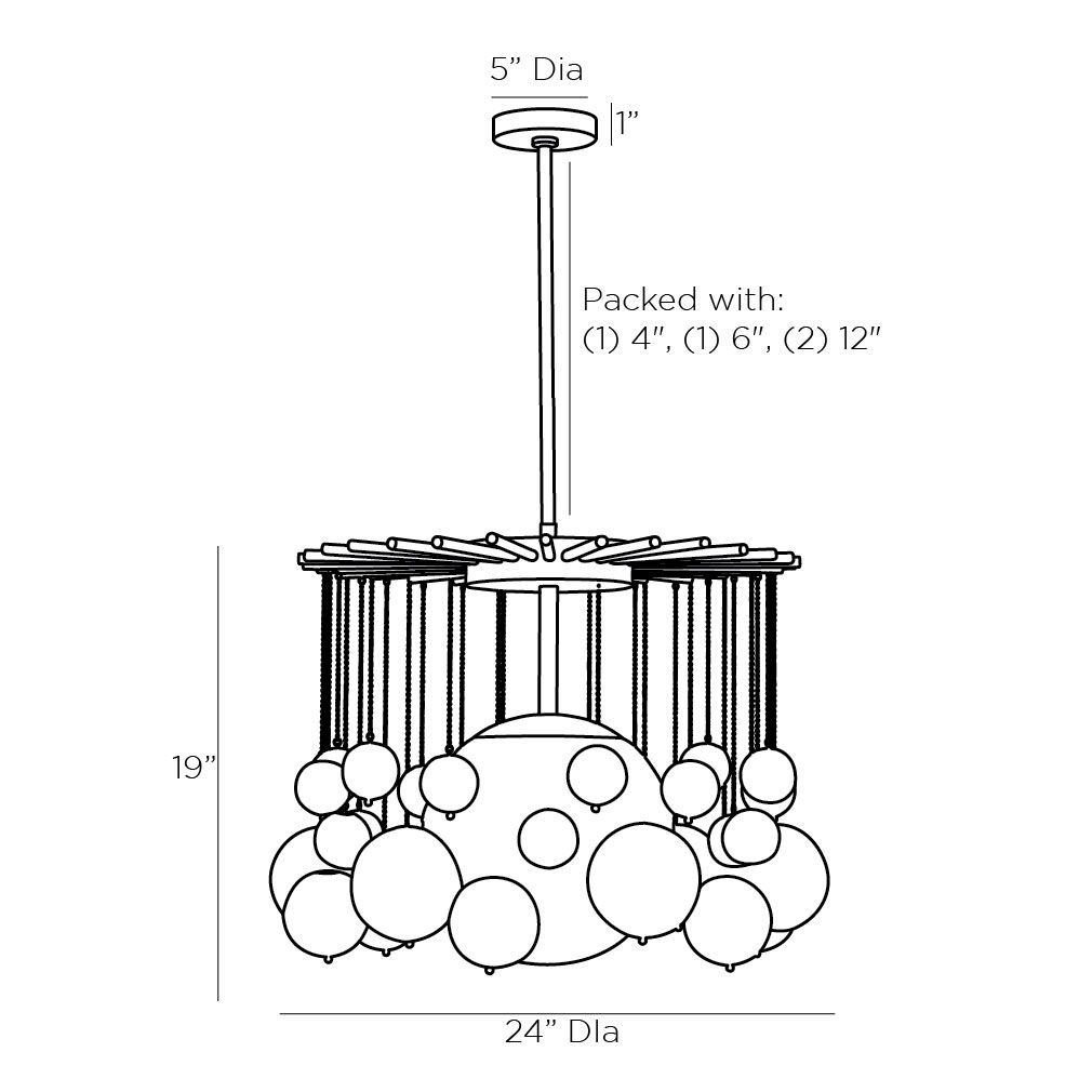 Люстра Arteriors MIRA CHANDELIER во Владивостоке
