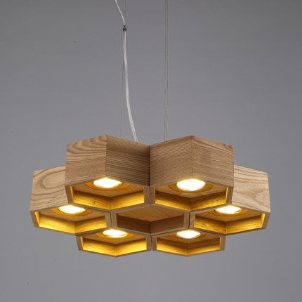 Люстра Honeycomb 6 Loft Wooden Ecolight Люстра Honeycomb 6 Loft Wooden Ecolight во Владивостоке | Loft Concept