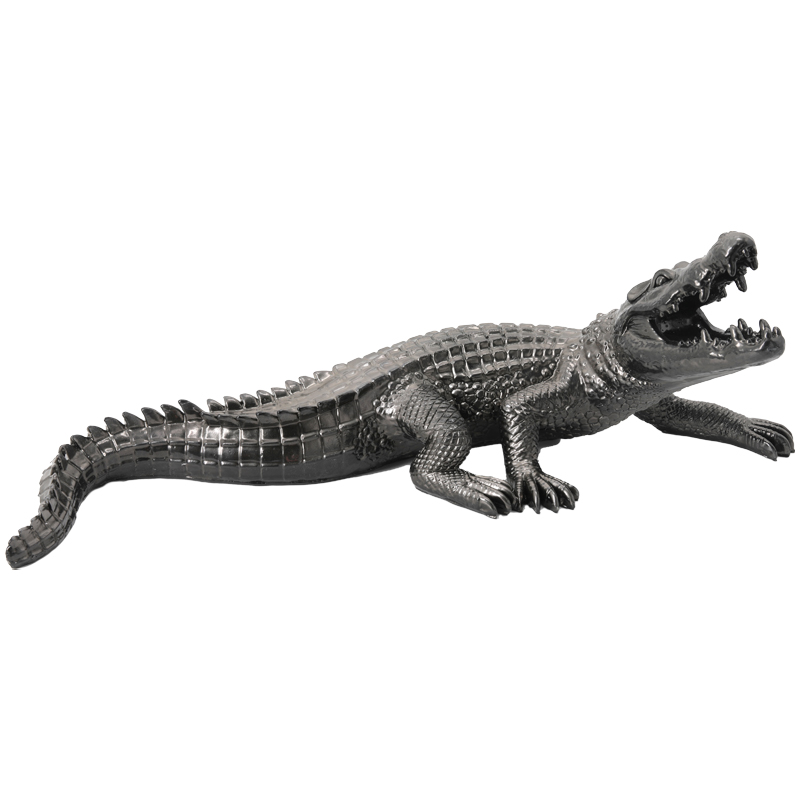 Статуэтка Crocodile Gray Серый (Gray) Статуэтка Crocodile Gray Серый (Gray) во Владивостоке | Loft Concept